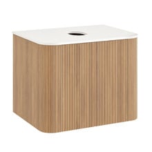 Nomad 600mm Natural Wall Hung Single Vanity